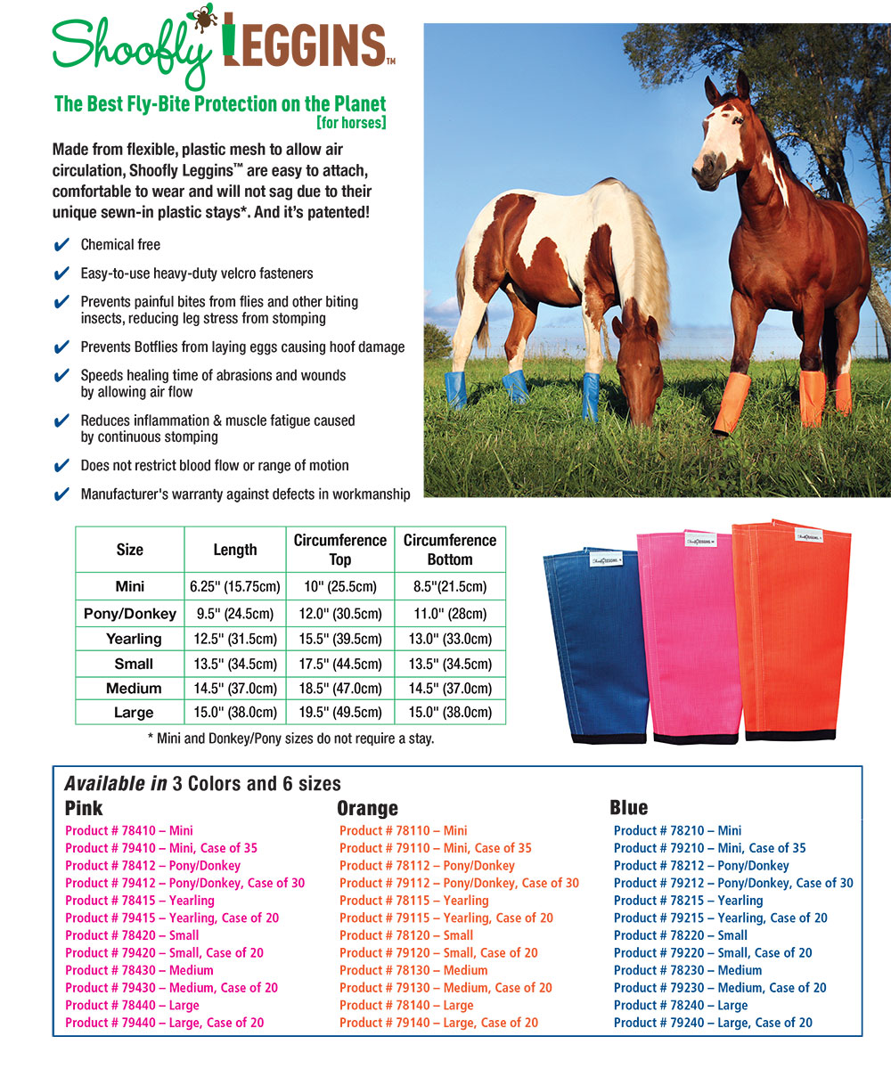 Home for Horse Fly Boots to prevent Fly-Bite Protection for Horses by Stone Manufacturing & Supply Company Kansas City Missouri